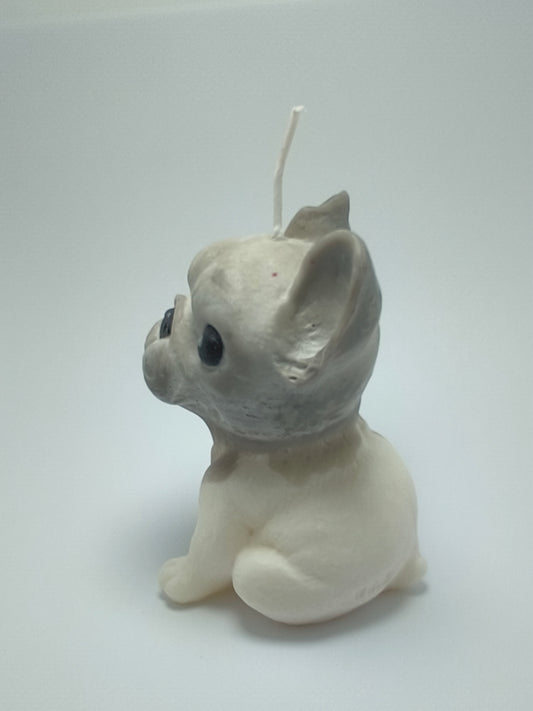 Vela Decorativa Bulldog Francês – Charme e Aroma em Cada Detalhe