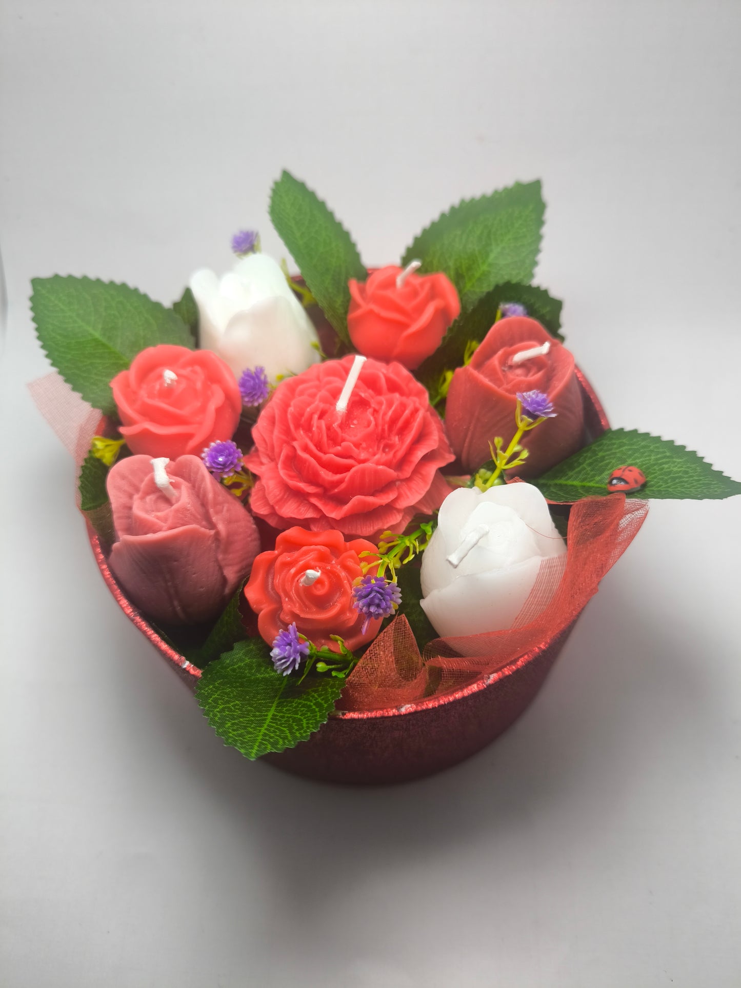 Vela Escultural "Ninfa das Flores" – Elegância e Serenidade Artística