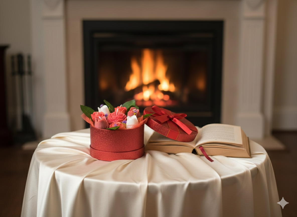 Vela Escultural "Ninfa das Flores" – Elegância e Serenidade Artística