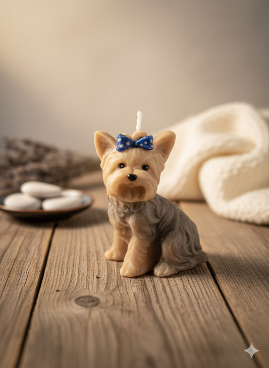 Vela Decorativa Yorkshire Terrier – O Charme que Faltava no seu Lar