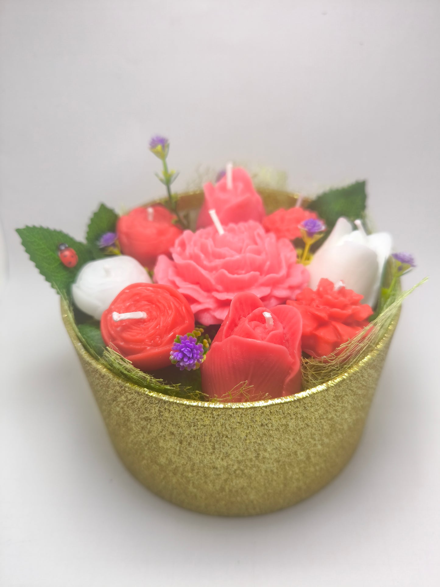 Vela Escultural "Ninfa das Flores" – Elegância e Serenidade Artística